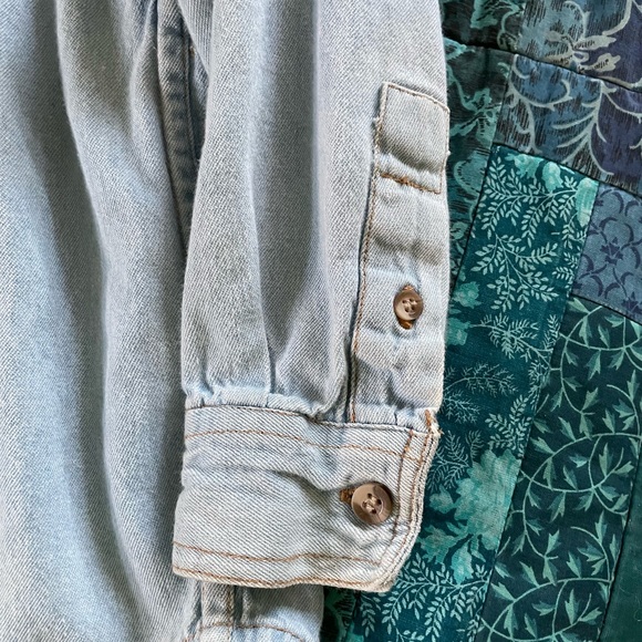 Brandon Vintage Denim Badger Shirt Boy's Size 5 - Picture 3 of 5